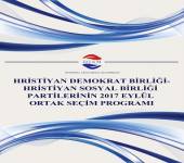 Hristiyan Birlik Partileri'nin Ortak Seçim Programı 2017
