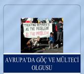 Avrupa'da Göç ve Mülteci Olgusu Haziran 2016 Raporu yayınlanmıştır.